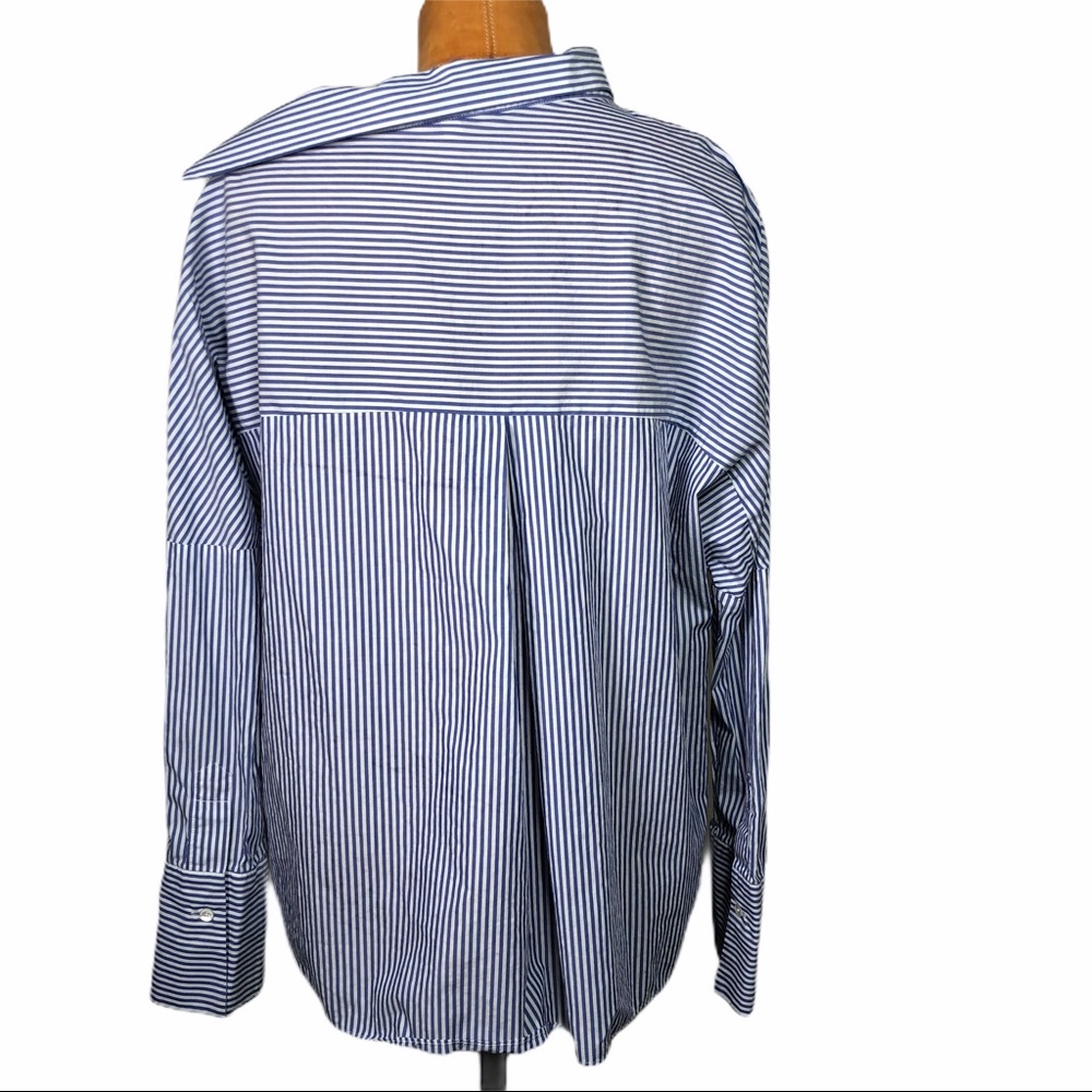 Aritzia Babaton Abram striped long sleeve blouse - Picture 7 of 14
